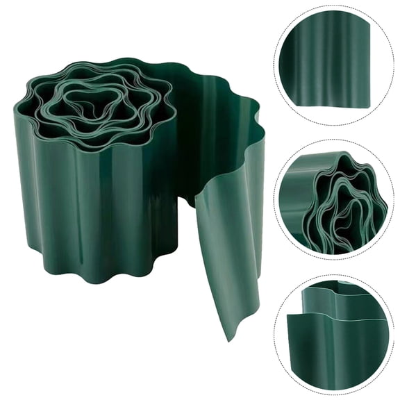 CTIRCHIU Durable Dark Green Garden Fence for Landscaping Lawn Edging and Courtyard Decoration