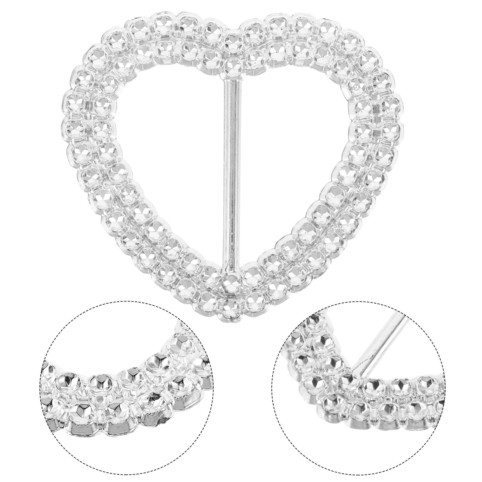 CTIRCHIU Heart Rhinestone Scarf Clip for Women, Stylish Accessory for T-Shirts, Shawls, Cardigans, and Fashion Decoration