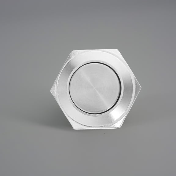 CTIRCHIU Metal 16mm Self-Locking Self-Reset Button for Automotive Power Control