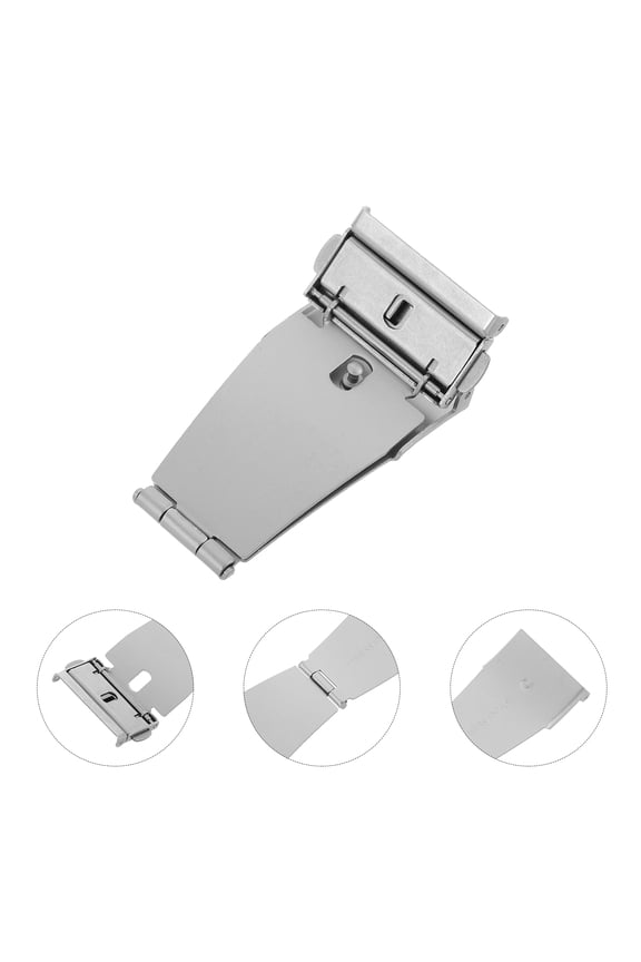 Metal Watch Strap Buckle with Double Push Button and Stylish Butterfly Clasp