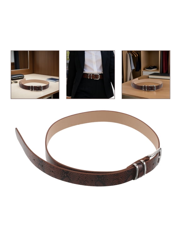 Adjustable Multi Color Snake Print Belt - Soft PU, Comfortable, Stylish, Wide Waist