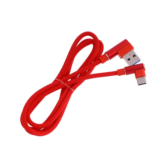 CTIRCHIU Red 1M USB Type C Cable with Smart Voltage Display Data Transfer
