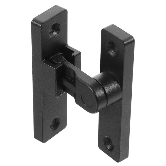 CTIRCHIU No Drilling Black Stainless Steel Door Bolt Latch Lock for Cabinet and Door Use