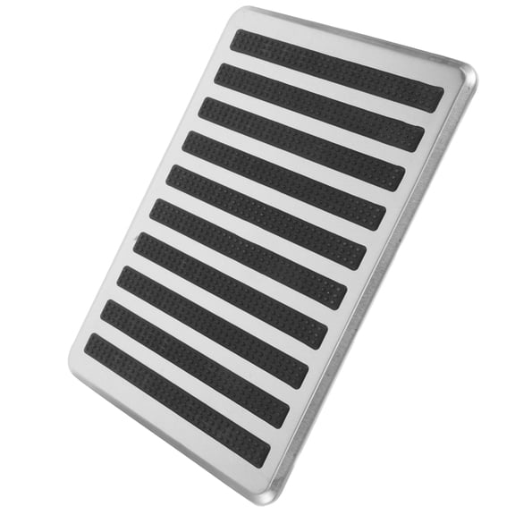 CTIRCHIU Durable Stainless Steel Driver Mat with Universal Fit and Non Slip Car Pedal Protection