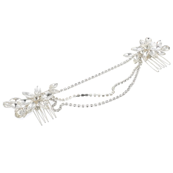 CTIRCHIU Bridal Headpiece for Wedding Photo Prop Hair Decorations Women 1Pc