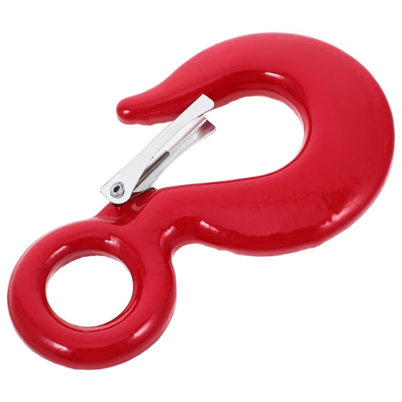 CTIRCHIU Red Eyelet Lifting Hook with Steel Wire Rope for Construction