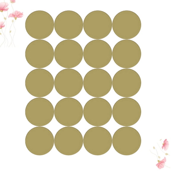 CTIRCHIU Easy Apply Golden Dot Wall Decals for Wall, Glass, Ceramic Tile Decoration and Home Interior Design