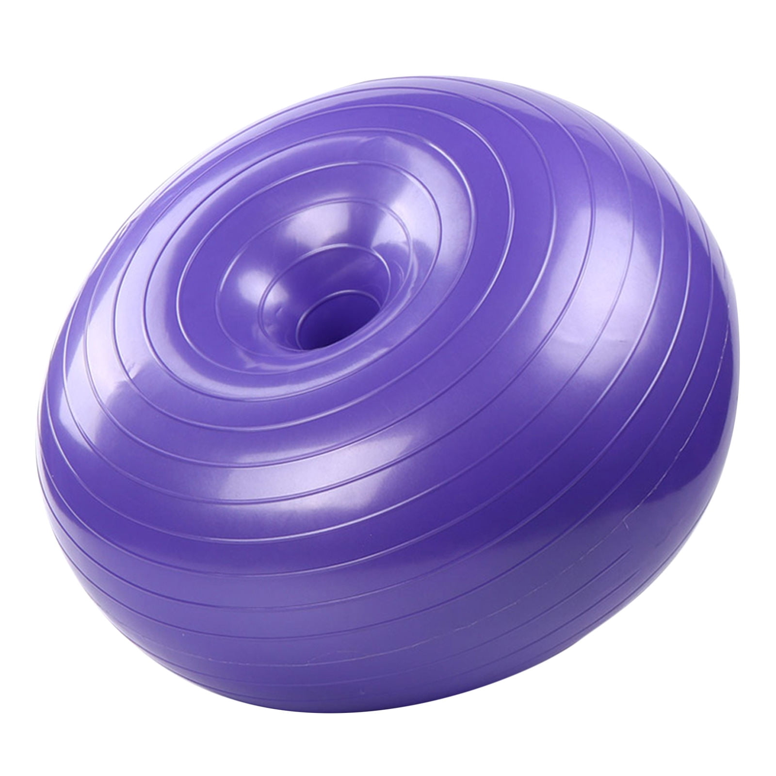 CTIRCHIU Yoga Equipment Exercise Ball Purple PVC Balance Training for Advanced Users 1Pack