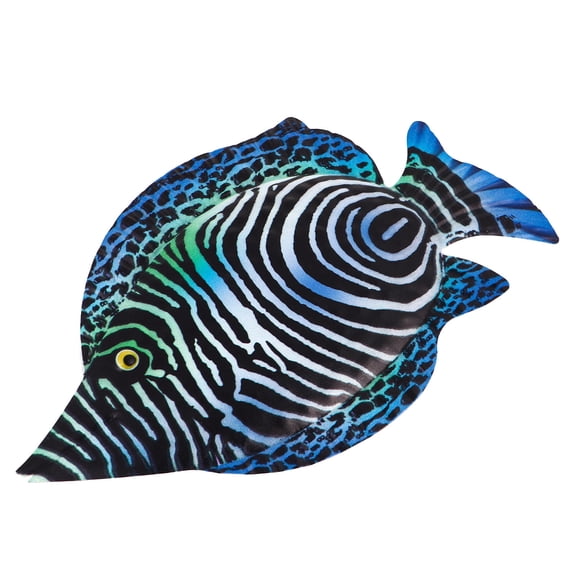 CTIRCHIU Eye Catching Blue Metal Fish Wall Art for Indoor and Outdoor Home Decor