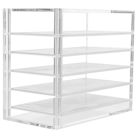 CTIRCHIU False Eyelash Organizer Case 1Pack Multi Layers Eyelashes Storage Box for Makeup Preparation 11.8X9.8X6.2in