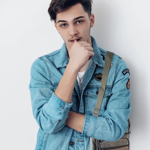 CTIRCHIU Fashion Handbag for Man Olive Green Canvas Single-Shoulder Bag Zipper Design