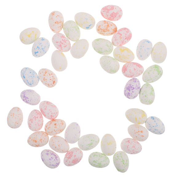 CTIRCHIU Multi-Color Easter Foam Eggs for Decorative Arrangements, Fine Crafted for Holiday and Spring