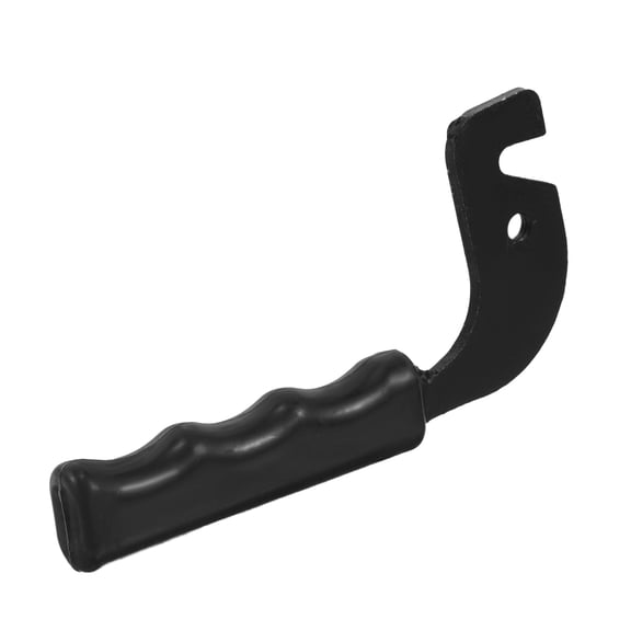 CTIRCHIU Fireplace Door Handle Replacement Black Durable Universal Fit Heating Boiler Spare Part