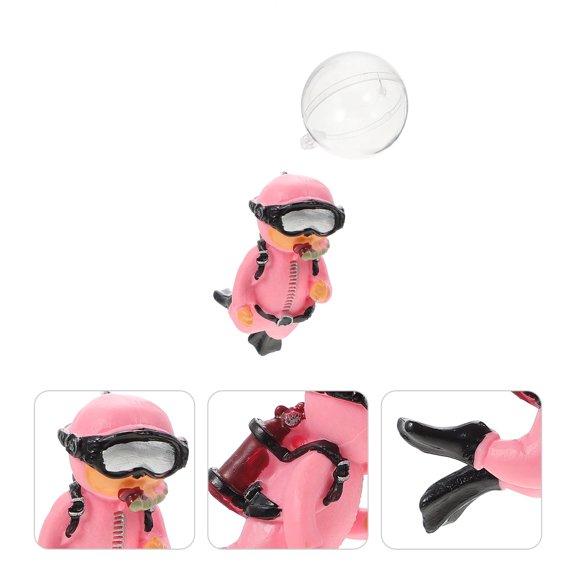 CTIRCHIU Floating Fish Tank Decor Diver Figurine PVC 1 Pcs Back to School