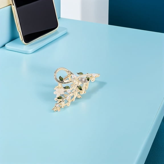 CTIRCHIU Floral Metal Hair Claw Clip Multi Color Vintage Inspired Secure Backofhead Grip