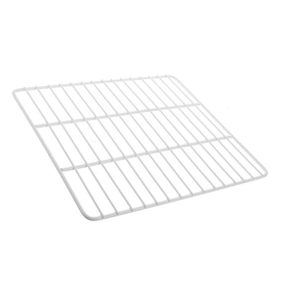 CTIRCHIU White Metal Refrigerator Divider with Ventilated Mesh for Home Freezer and Fridge Organization and Storage