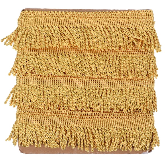 CTIRCHIU Decorative Tassels: Golden Fringe for Lampshades and Curtains 1 Roll