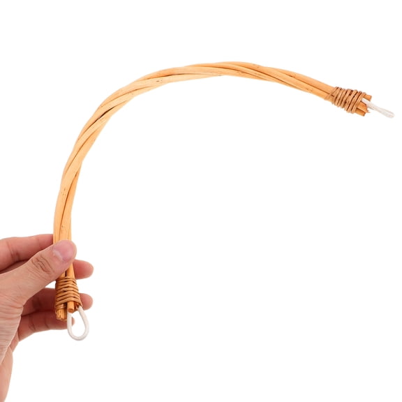 CTIRCHIU 2-Pack Replacement Handles for Woven Rattan Baskets, Easy to Install with Stylish and Finish