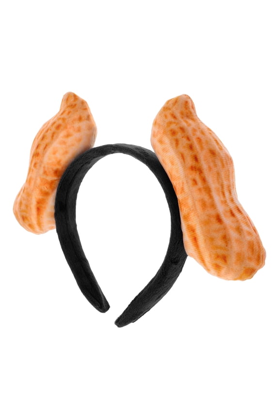 Funny Peanut Hair Band Quirky Novelty Headwear for Festive Costume and Cosplay