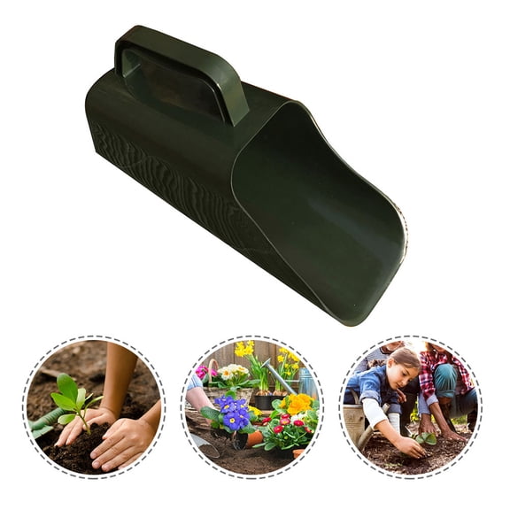 CTIRCHIU Garden Hand Shovel Scoop Plastic Green 1Pack