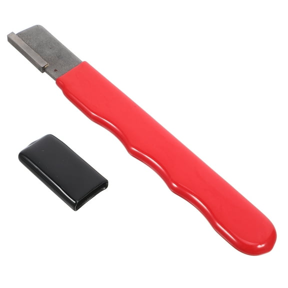 CTIRCHIU Garden Tool Sharpener Alloy Steel Red Sharpening Guide 1Pack