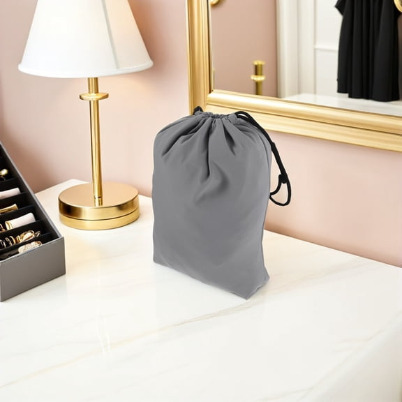 CTIRCHIU Grey Compression Sack with Drawstring for Storage of Jackets, Blankets, and Outdoor Gear