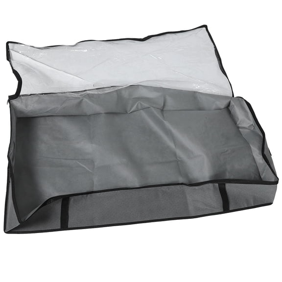 CTIRCHIU Grey Nonwoven Fabric Bedding Storage Bag Organizer for Quilts, Blankets, Comforters - 1 Piece