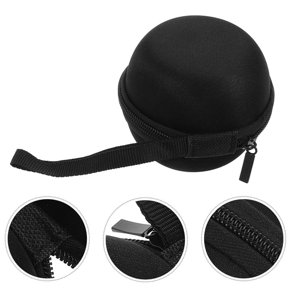 CTIRCHIU Hand Grip Ball Storage Pouch Black EVA 1Pcs
