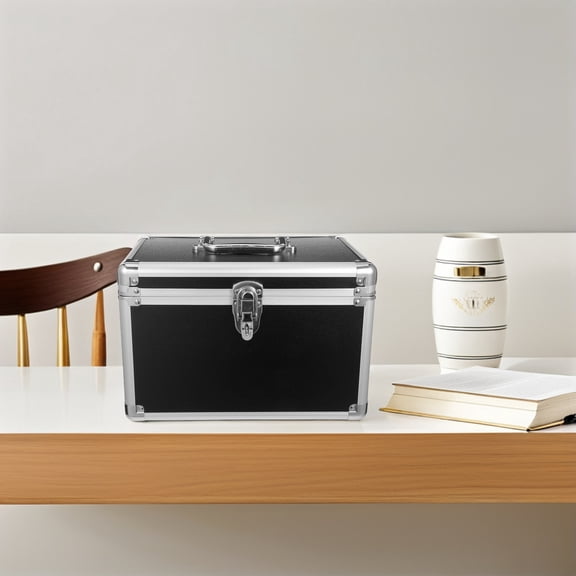 CTIRCHIU Portable Aluminum Tool Box with Ergonomic Handle, Secure Lock Catch, Storage Case for Tools