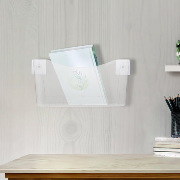 CTIRCHIU Hanging File Case Transparent ABS Multi-Purpose Document Rack Space-Saving