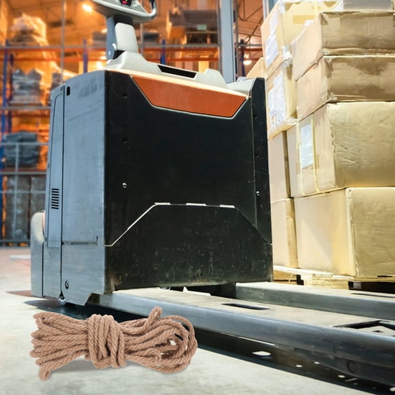 CTIRCHIU Heavy Duty Light Brown Jute Twine Rope for Truck Packing and Versatile Outdoor Use