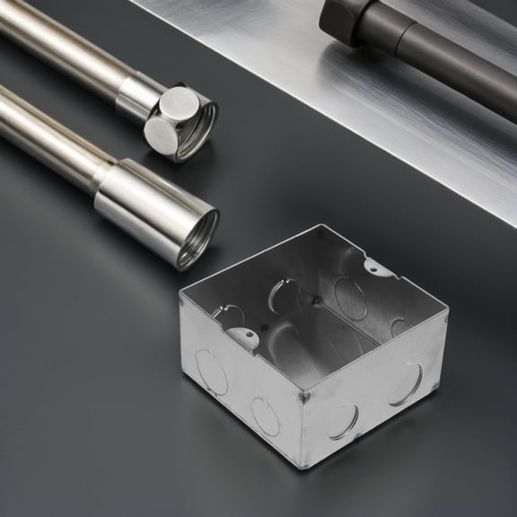 CTIRCHIU Modular Stainless Steel Electrical Box with Hidden Wiring for Home Floor Socket Use