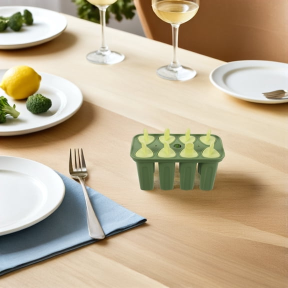 CTIRCHIU Green Cake Stick Mold for Homemade Ice Cream, Jelly, Ice Pop, and Dessert - Versatile Kitchen Baking Tool