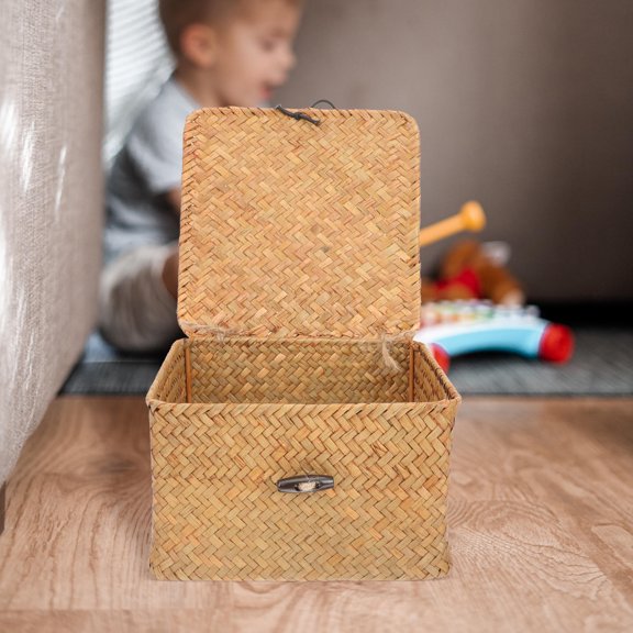 CTIRCHIU Kitchen Sundries Storage Case Storage Box Light Yellow 1Pack for Laundry Room