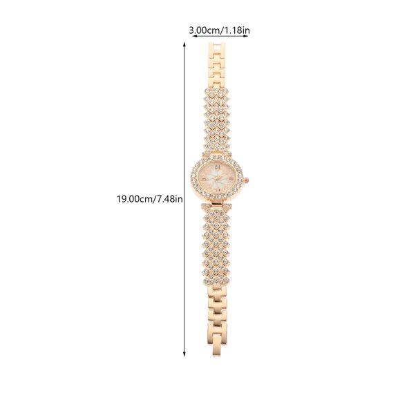CTIRCHIU Women's Rose Alloy Wristwatch Stylish Fashion Accessory Elegant Design 1 Piece and Trendy Timepiece