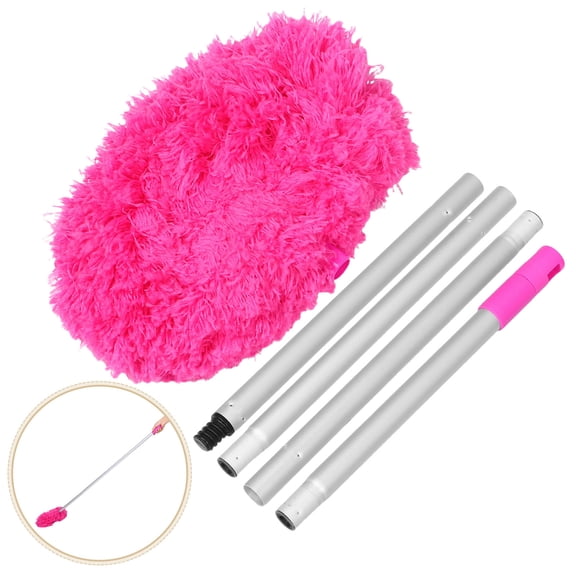 CTIRCHIU Assorted Color Microfiber Ceiling Fan Duster with Extended Handle for Easy Dust Removal