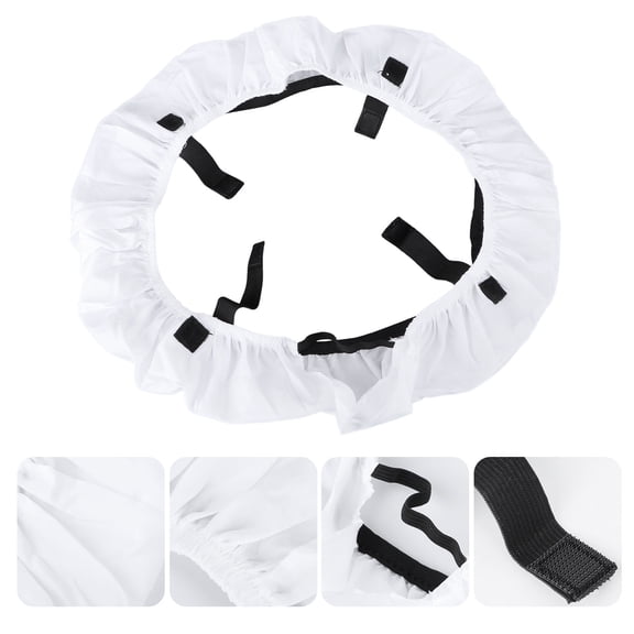 CTIRCHIU Lightweight Nylon Flash Diffuser for Photography White Foldable for Easy Carry