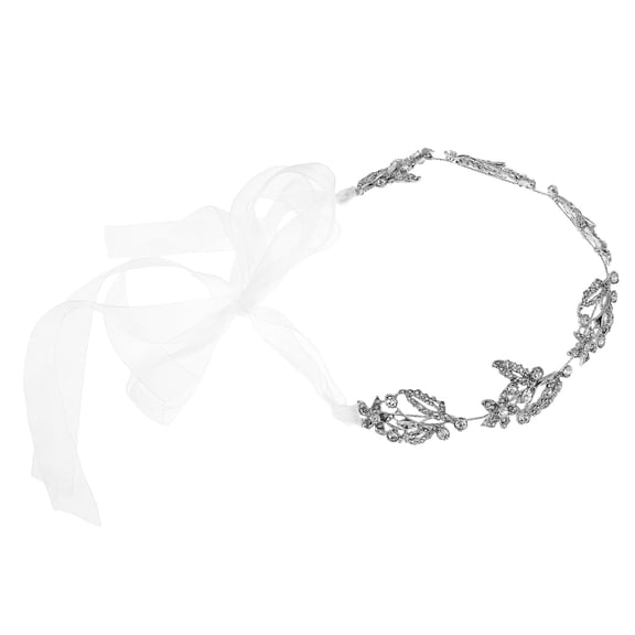 CTIRCHIU Forehead Chain Hair Bridal Headpiece Rhinestone Leaf 1Pack