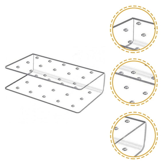 CTIRCHIU Lollipop Display Rack Transparent Acrylic Candy Storage Rack for Shop 1Pack