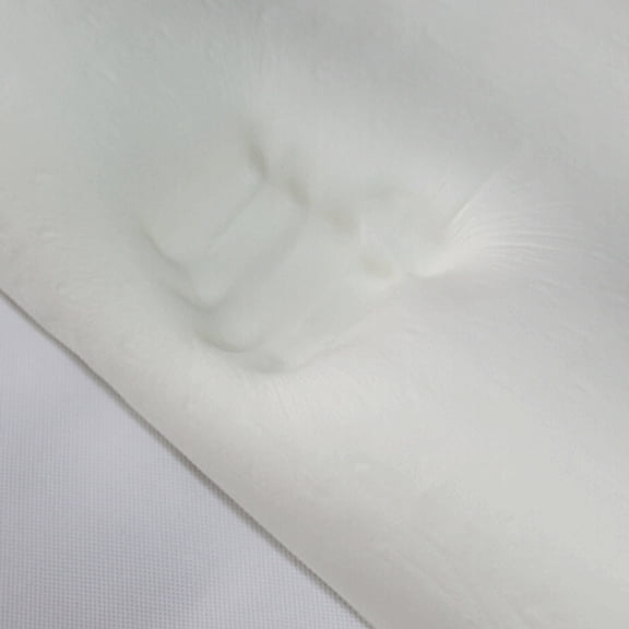 CTIRCHIU White Memory Foam Pillow Gently Aligns Head and Neck for Night Sleep