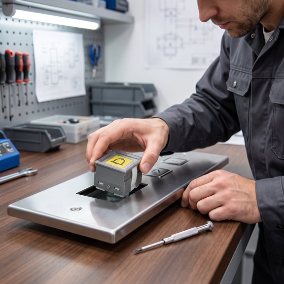 CTIRCHIU Metal Elevator Button Replacement with Enhanced Feedback and Sleek Design for Elevator Control Panels