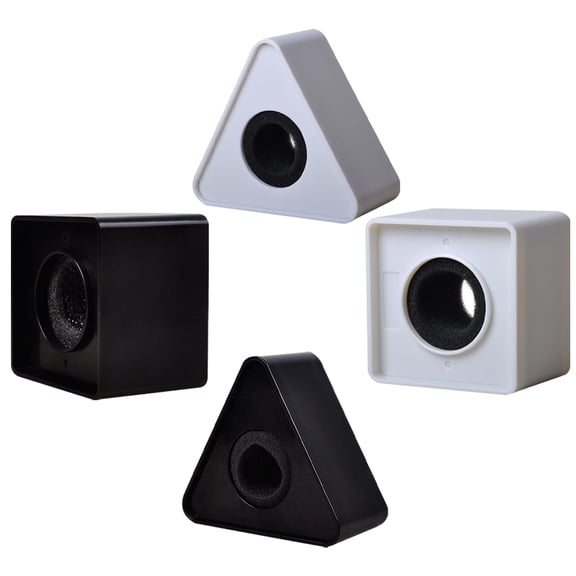 DRAFIDEEP Microphone Logo Cube ABS Sponge Sturdy Lightweight Practical 4Pcs