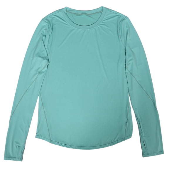 CTIRCHIU Moisture Wicking Shirt for Hot Weather Long Sleeve Women's Activewear Light Green 1Pack