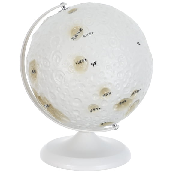 CTIRCHIU Moon Crater Map Sphere As Space Decor and Geography Teaching Aid for Students