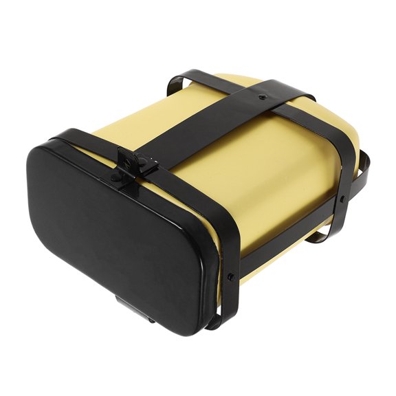 CTIRCHIU Motorcycle Bumper Mounted Storage Tool Box with Lockable Cup Holder and Extra Space