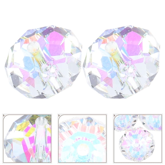 CTIRCHIU 8mm Multi-Color Artificial Crystal Beads for Jewelry Making, Crafts, Sun Catchers, and Projects