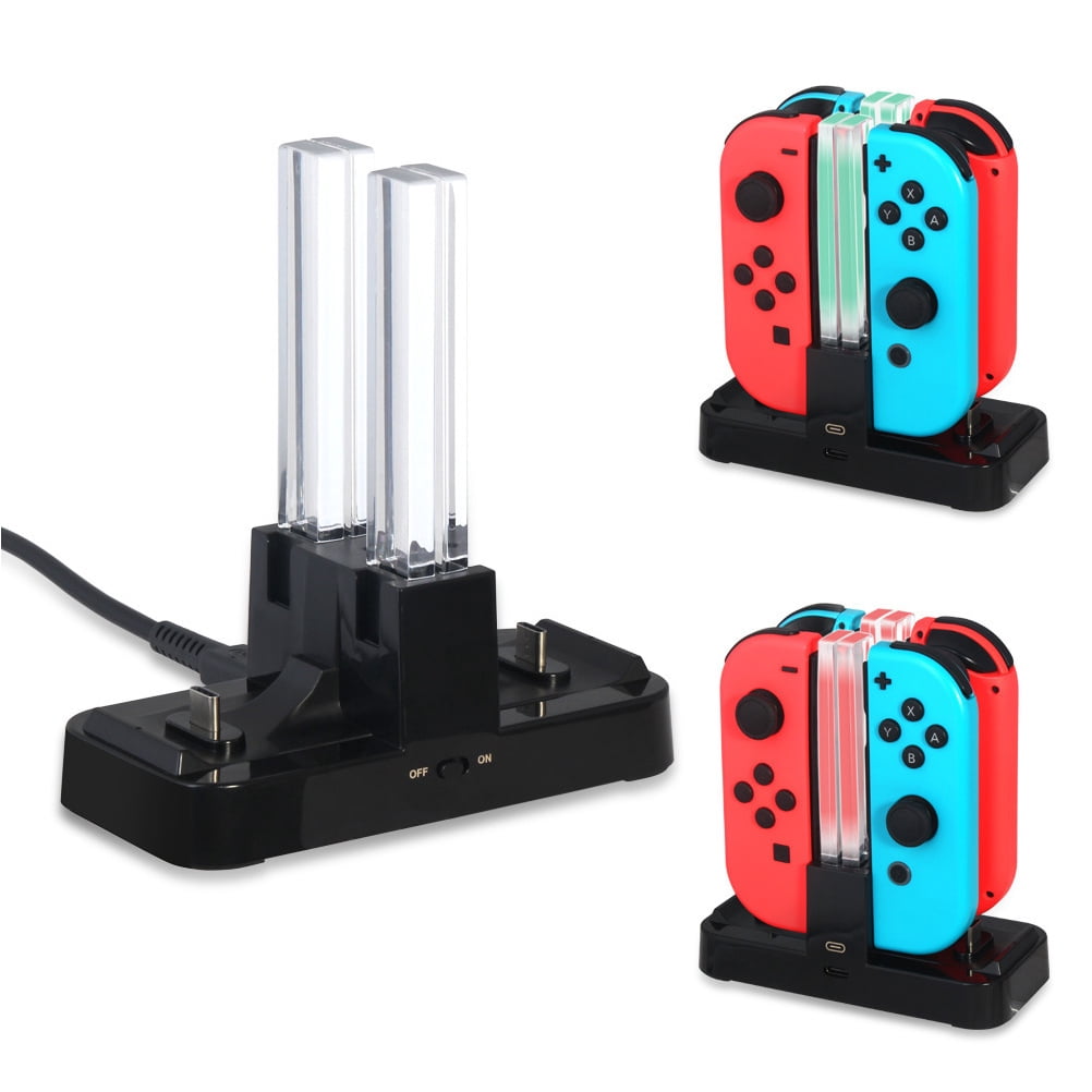 CTIRCHIU MultiController Charging Station for Gaming Use with Colorful ...