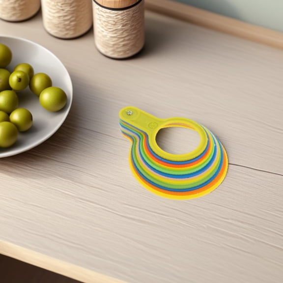 CTIRCHIU MultiUse Plastic Fruit Measuring Lap Ruler for Precision Measurement and Sorting of Apples Pears Oranges 10.5 Inch