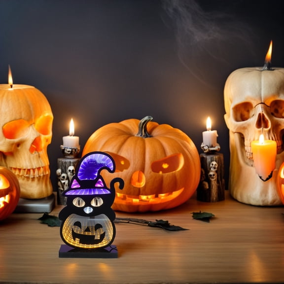 CTIRCHIU Neon Nightlight Pumpkin Lamp Night Light Multi Neon Light Design For Partygoers Indoor Events 1Pack