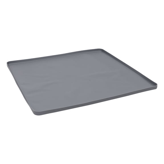 CTIRCHIU Grey Silicone Dishwasher Drip Pan with Water Spill Protector 60x60x2cm